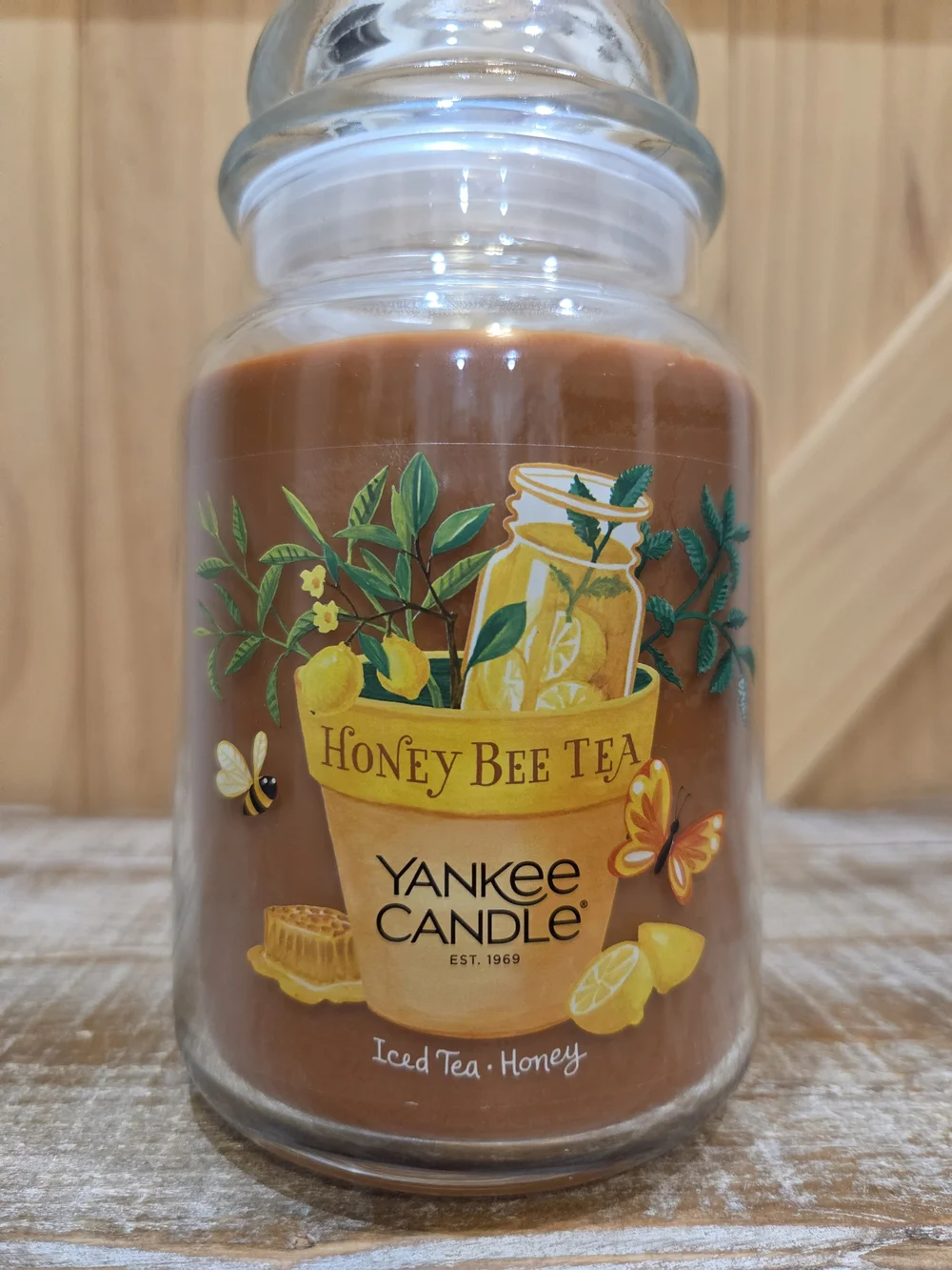 NEW | Yankee Candle Honey Bee Tea Scented Jar 22oz Candle
